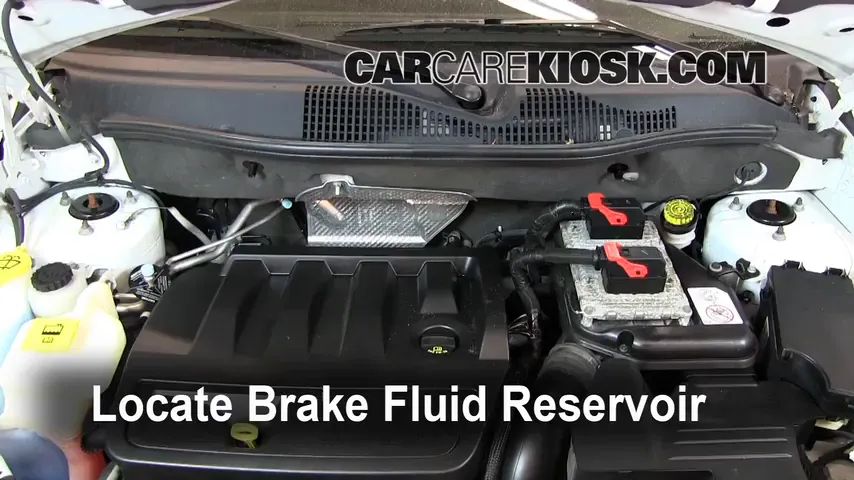 2011 Jeep Compass 2.4L 4 Cyl. Brake Fluid Check Fluid Level